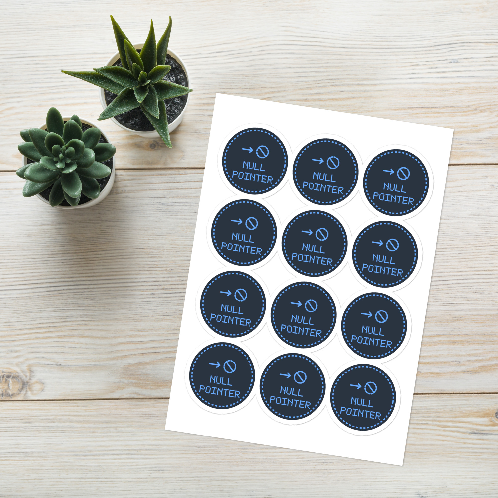 Null Pointer from Byte & Sticker